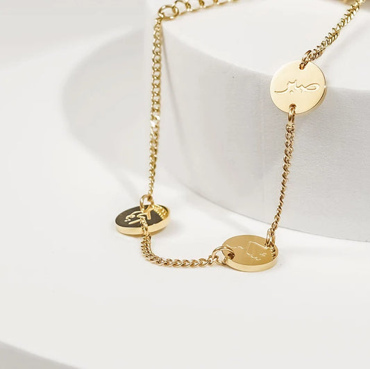 Patience, Gratitude & Trust in God Bracelet