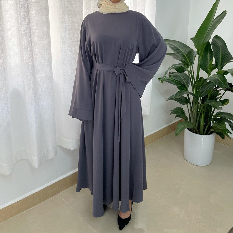 Grey Iman Abaya